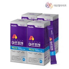 대상웰라이프 아르포텐 액티브(8g x 15포) 4박스 아르기닌, 480g, 1개