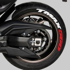 그리븐 2세대 야마하 TMAX 티맥스560 로고 타이어 레터링 휠 스티커 데칼, 테이프타입, 1개