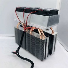 펠티어 냉각 에어컨 키트 펠티어소자 쿨링 쿨링시스템 냉각기, 1개, HKJ-K100+ 전원장치