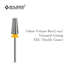 WILSON 화산 비트 2 웨이 네일 드릴 비트 젤 카바이드 제거 매니큐어 도구 판매, 1PC XXC None, 1개