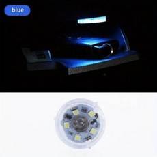 범용 자동차 미니 LED 터치 스위치 조명 LED 터치 센서 책 조명 원형 비상 램프 자동차 인테리어 조명 앰비언트 램프 신제품, 1) 수정같은 파랑 0.5W