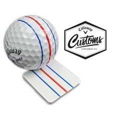 Callaway 투어 이슈 Customs 트리플트랙 볼마커 메탈 얼라인먼트(2개 묶음)