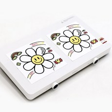 쁘띠끄 데이지 실리콘 인덕션보호매트, 1개, 사각