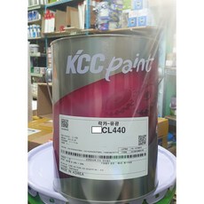 KCC 락카페인트 CL440 유광 반광 무광 4L 유성페인트 철재용, 흑색 유광 4L, 1개 - 무광블랙페인트