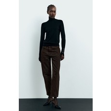 [국내배송]자라 ZARA 하이넥 베이직 니트 스웨터 - 컬러 : 블랙208138