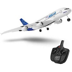 ReallyGO-US Direct RC EPP ABS 비행기 A120-A380 에어 버스 510mm 윙스 팬 2.4GHz 3CH 고정 날개 RTF (, One Color_One Size, One Color, 상세 설명 참조0