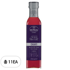 라이브잇 올리타리아 끼안티 와인식초, 11개, 250ml