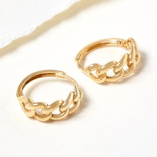 14k꼬임링귀걸이