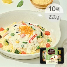 [꼬꼬빌] 심쿵 크림 쿠스쿠스 리조또 220g x 10팩, 상세설명 참조