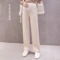 임산부바지 임산부 와이드팬츠 가을겨울옷 외부착용 패션 루즈핏 니트 캐주얼바지 레깅스 겨울옷