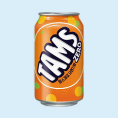 롯데칠성음료 탐스 제로 오렌지 355ml, 15개