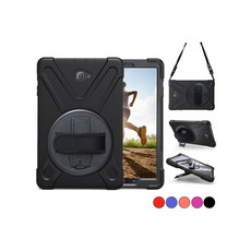 삼성 갤럭시 탭A6 10.1 2016 S펜수납 스마트 북커버 스탠드케이스 SM-P580 SM-P585, 검은