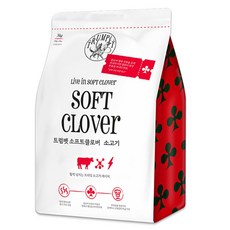 트럼펫 전연령 강아지 소프트클로버 사료, 소, 3kg, 1개