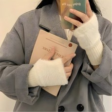 프리미엄 핸드워머 따뜻한 부드러운 방한 여성장갑 밍크