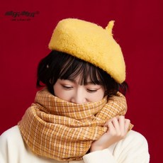 헌팅캡 유행하는놀이 리틀데이지 베레모자 가을겨울 .일본스타일 매치하기좋은 귀여운 베레모 잉글랜드 화가모자