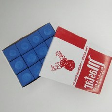 모더넬 당구초크 쵸크 당구용품 파랑색 12개