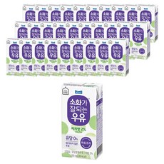 매일 소화가잘되는우유 190ml 5종 48팩 오리지널/저지방/미숫가루/바나나/초코, 48개