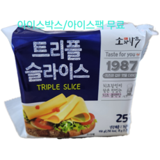 트리플슬라이스치즈25매, 450g, 1개