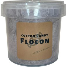 COTTON CANDY FLOCON 일본직구 솜사탕 솜사탕(카페라떼 0.9온스(25g), 사이즈, 1개