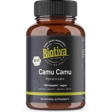 Biotiva 카무카무 천연 비타민C 700mg 비건 150캡슐, 3개, 150정