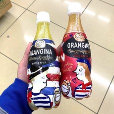 [이라운드몰][2개묶음]산토리 오랑지나 탄산음료 블랑스파클 루즈스파클 2종 420ml, 블랑스파클 블랑스파클, 옵션선택