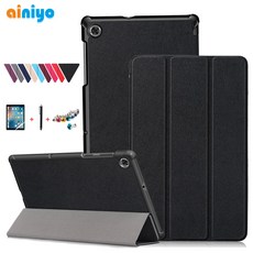 레노버 탭 M10 플러스 Tb x606f Tb x606x 용 커버 레노버 M10 FHD 플러스 쉘 + 필름 펜용 10.3 "PU 가죽 마그네틱 스탠드 케이스|테블릿 & 전자책, 1개, 단일