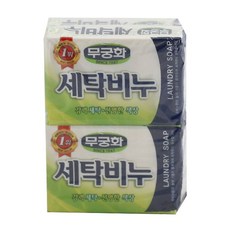 풍부한거품 무궁화 세탁비누 230g 랩포장 4입-1627EA, 4개, 본상품선택