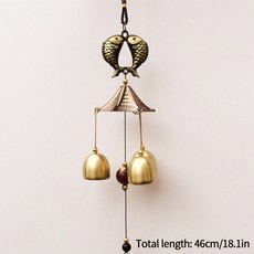 일본종 일본 바람 차임 정원 야외 풍경 벨 소리 걸이식 펜던트 홈, 1개