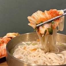 명동칼국수세트 칼국수5인분(1kg)+마늘김치1kg+칼국수소스5개