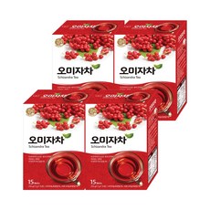 송원 오미자차, 17g, 15개입, 4개