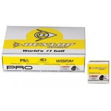 DUNLOP Pro 더블 옐로우 스쿼시 볼, 단일옵션