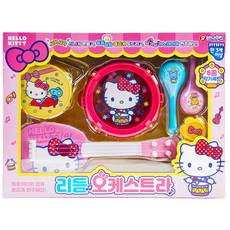 바니랜드 헬로키티 리듬오케스트라 악기놀이세트, 혼합색상, 4세트