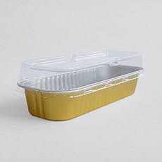 알루미늄 디저트 티리미수 용기 AP200 200ml 1팩 100set, 낮은뚜껑, 골드, 1개