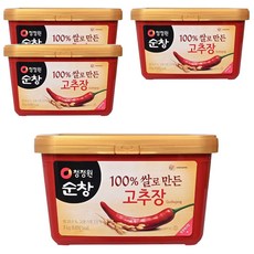 대상 청정원 순창 100% 쌀로 만든 고추장 3kg 4개 (12kg)