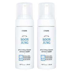 에뛰드하우스 순정 약산성 6.5 휩 클렌저, 150ml, 2개