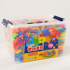 이앤오 키다리 빨대블럭 1000pcs, 키다리 빨대블럭 1000p