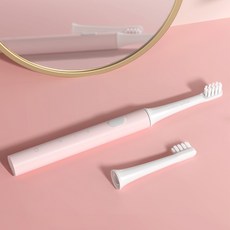 샤오미 음파 전동칫솔 T100 가정용 충전식 구각세정기, 칫솔 핑크