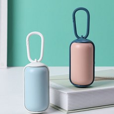 반려동물 애견 배변봉투 수납통 롤비닐 캡슐케이스 산책, 수납함+흰색 봉투 1롤, 1개