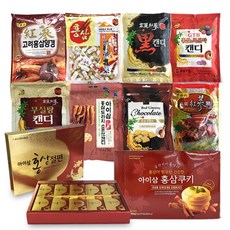 별도표기 홍삼 캔디 젤리 양갱 초콜릿 16종 10개 묶음, 상품명-05_고려홍삼흑캔디10봉지