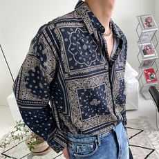 남자페이즐리셔츠