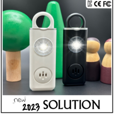 호신용경보기 SOLUTION 2023년 최신형 호신용 경보기 리얼 블랙 1개