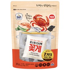 해표 로스팅 다시팩 꽃게 9p, 1개, 81g