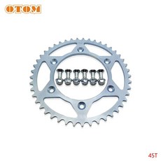 오토바이 후방 체인 42T SMC SMR EXC 144 EXCF 48T 125 MXC KTM 150 52T 300 XCW SX 45T 200 50T LC4 SXF 스프로킷 250, st l 45T, 1개