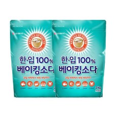 한입 100% 베이킹소다 리필형, 2개, 2kg