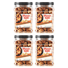 Munch King 직수입 먼치킹 피넛버터프레즐 680g 4통, 4개