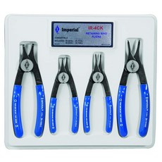 Imperial 도구 IR4CK 4피스 캠락 고정 팁 컨버터블 리테이닝 링 플라이어 키트 0.6cm1/4인치에서 5.1cm2인치 링용 핫템 잇템 - 로크임페리얼