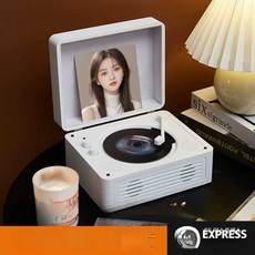 무지cd플레이어 벽걸이 CD 여행용 심플한 연플리, 상세페이지 참고, 호두목 나무무늬 덮개