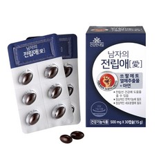 건강한내일 남자의 전립애500mg x 30캡슐 6개월분 1일1정 쏘팔메토, 1개, 500ml