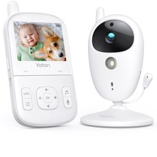 베이비 모니터 Yoton Viewer 카메라 2.4 인치 원격 감시 양방향 음성 통신