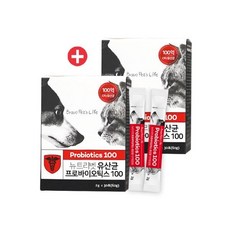 강아지고양이 겸용 프로바이오틱스 1+1 유산균 뉴트리벳 Probioitics 100억 2Box (분말형)